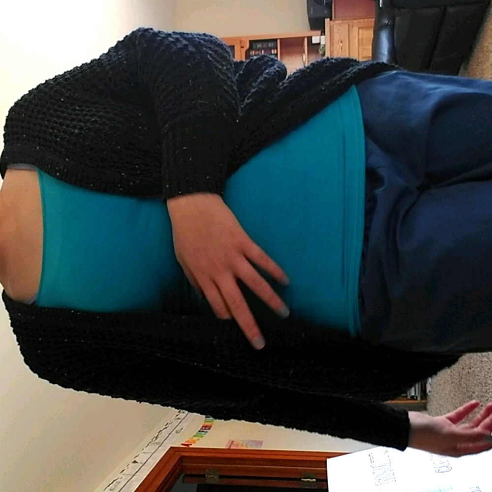 American Eagle Outfitters black cardigan